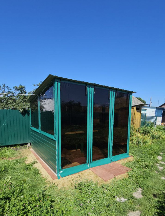 Мягкие окна 500 микрон для балкона