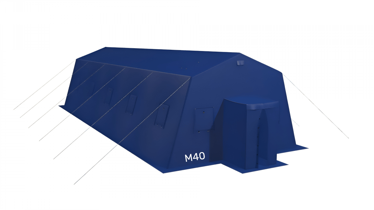 Армейская палатка «М40» ПВХ (Вместимость — до 40 человек)