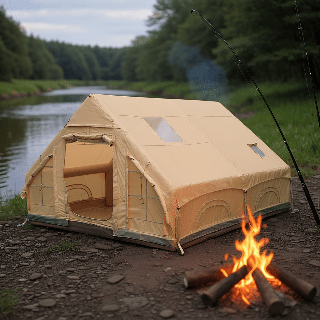 Туристическая надувная палатка