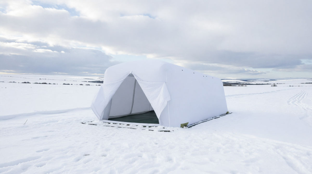 Бескаркасная палатка 12х6х5 м